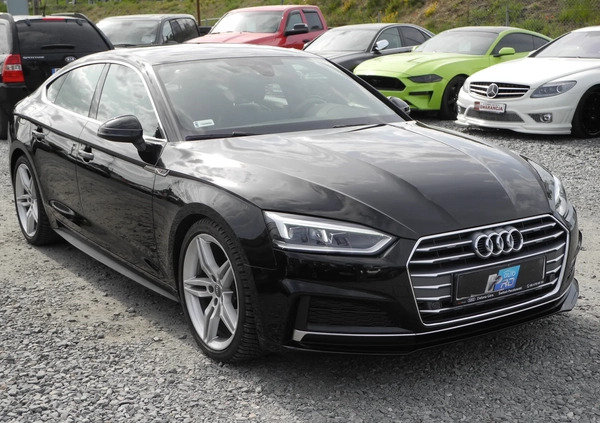 Audi A5 cena 115999 przebieg: 76000, rok produkcji 2019 z Golina małe 191